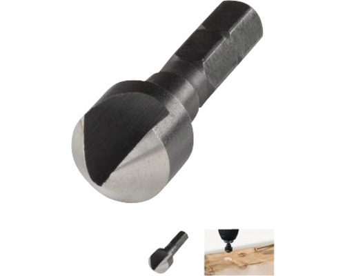 WOLFCRAFT Verzinkboor WS Ø 19 mm zeskantschacht