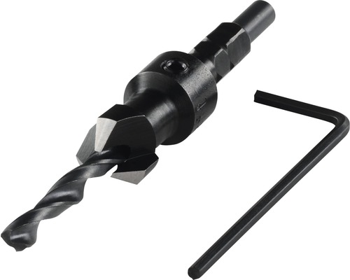 WOLFCRAFT Voorboor met verzinkboor 4,5-12 mm zeskantschacht