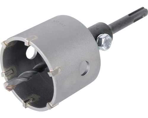 WOLFCRAFT Holle boorkroon HM Ø 76 mm met spandoorn SDS-plus