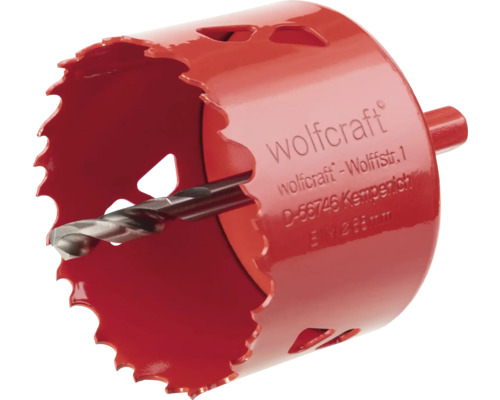 WOLFCRAFT Gatenzaag bi-metaal Ø 68 mm met centreerboor