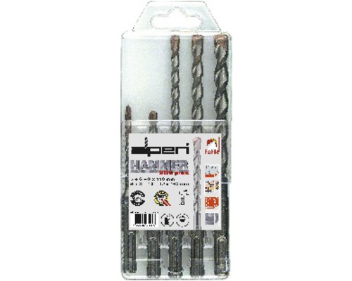 ALPEN SDS-Plus Boorhamerset 5-delig