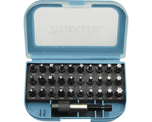 MAKITA Schroefbitset universeel 31-delig in kunststof cassette