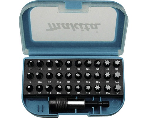 MAKITA Schroefbitset "TORX" 31-delig in kunststof cassette