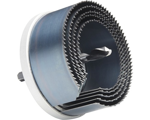 WOLFCRAFT Gatzagen set Ø 68-100 mm 5-delig